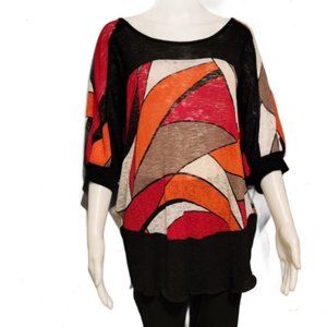 Michael Tyler multi-colour top